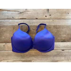 Victoria's Secret Purple Shock Shine 32DDD Very Sexy Push Up Bra VS